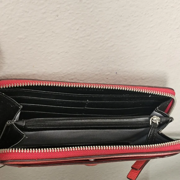 Lowstart "Marc Jacobs Red Leather Wallet - Picture 10 of 11